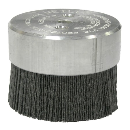Weiler 3" Maximum Density Miniature Disc Brush .055/80 CG Crimped Fill 86111